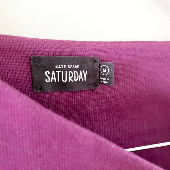 Kate Spade Saturday Plum Dress, Size Medium - Picture 4 of 6